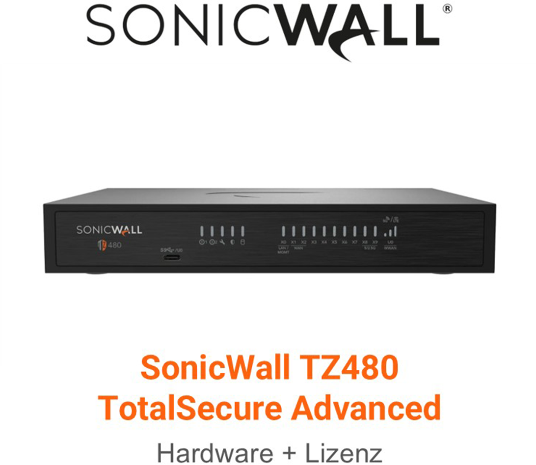 SonicWall TZ 480 TotalSecure Advanced Edition