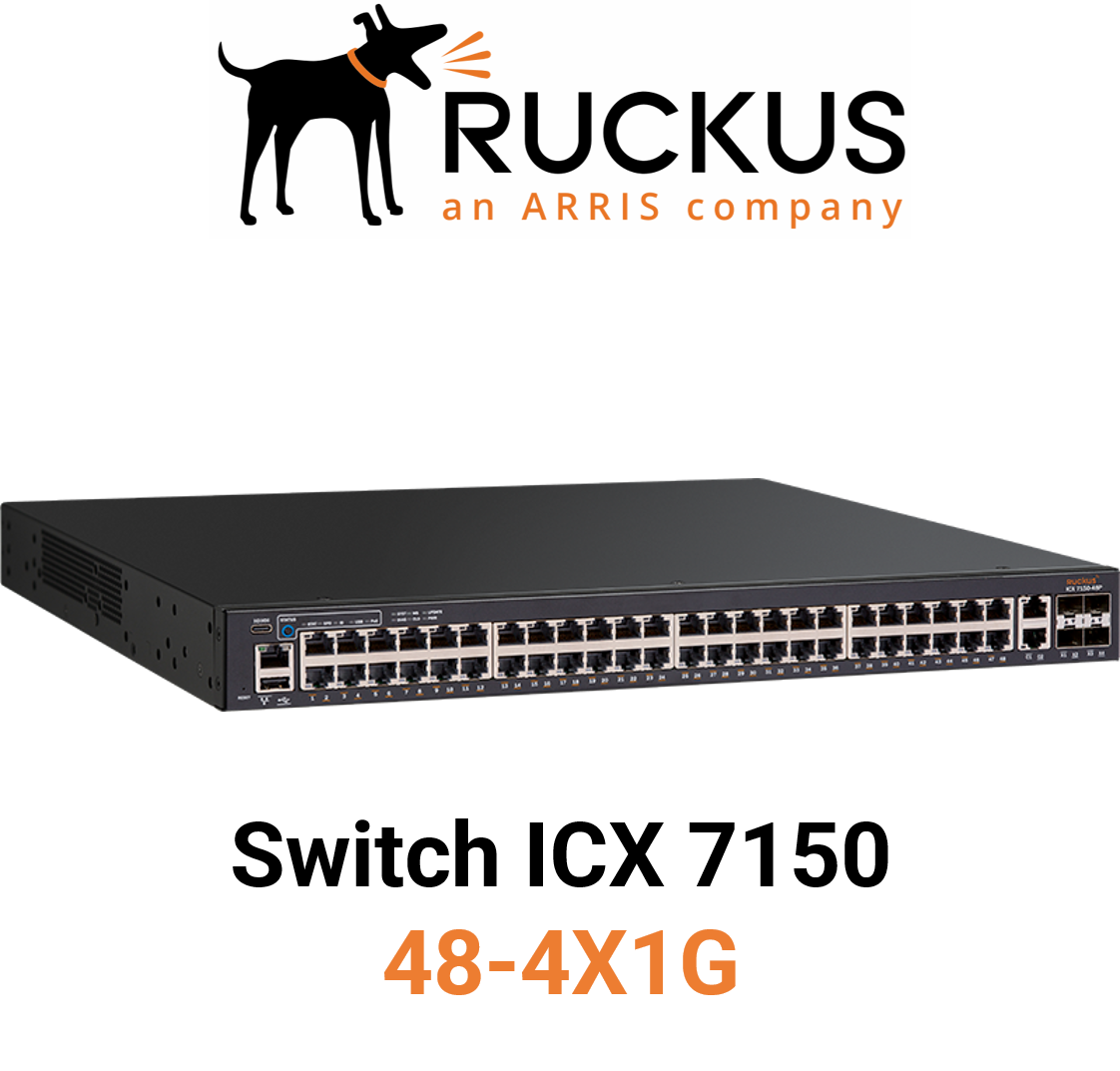Ruckus ICX7150-48-4X1G Switch (End of Sale/Life)